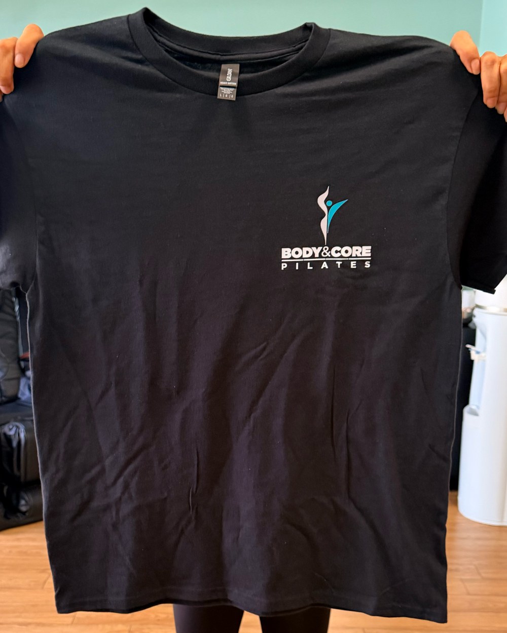 Body & Core Pilates left-chest tee