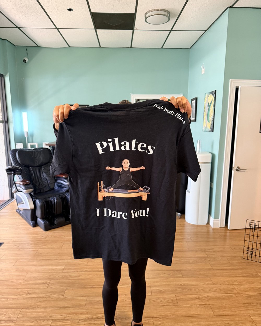 Custom Pilates I Dare You tee